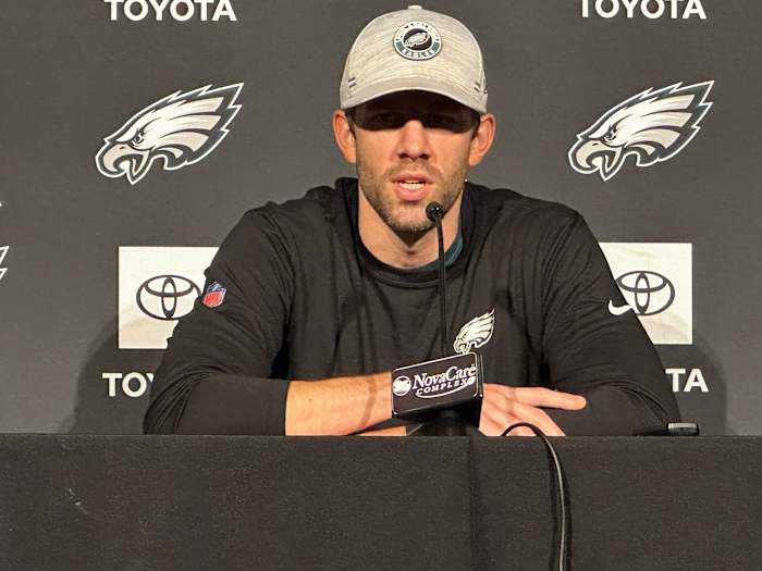 Eagles QB coach Alex Tanney